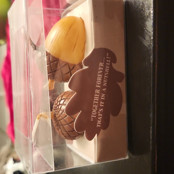 NIB weddingstar " Together forever...that's it in a nutshell" acorn candles. - Picture 5 of 7